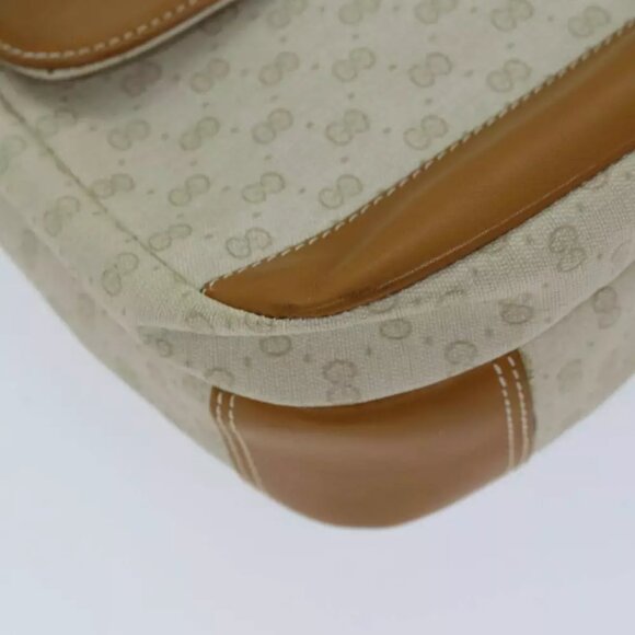 GUCCI Micro GG Supreme Shoulder Bag PVC Beige 001 106 0185 Auth am6133 - Picture 8 of 16